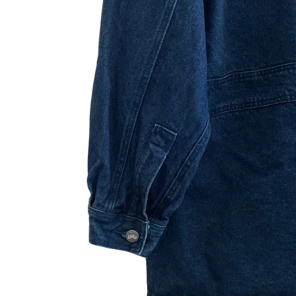 Oversized Vintage Chore Denim Barn Western Jean Jacket - Picture 7 of 10